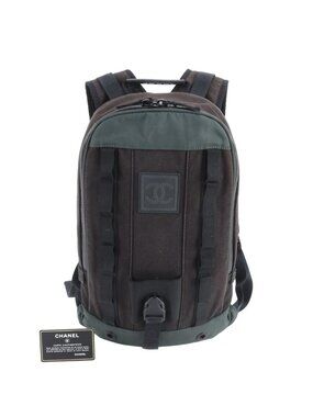 Chanel Sports Backpack Shoulder Bag Ree